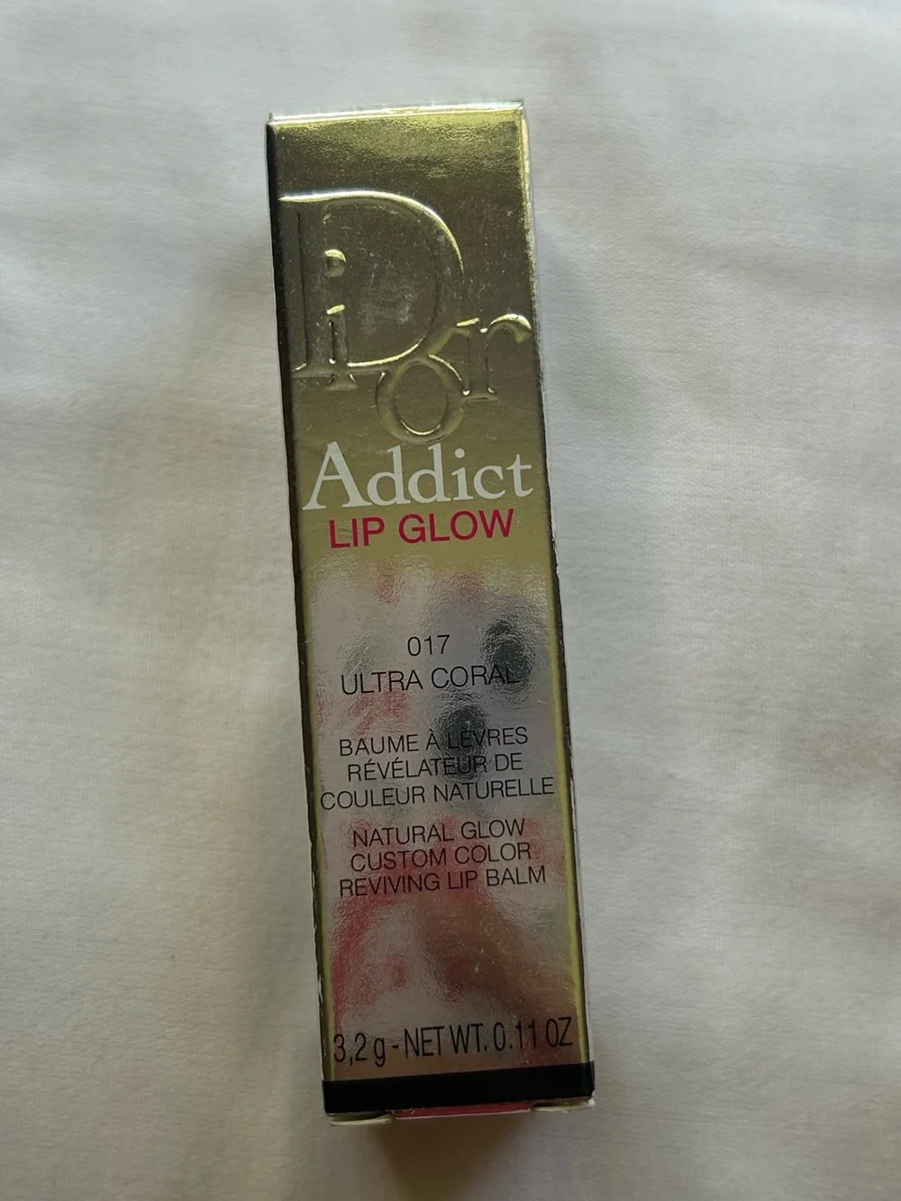 Dior Lip Glow Balm - Coral Gold Packaging